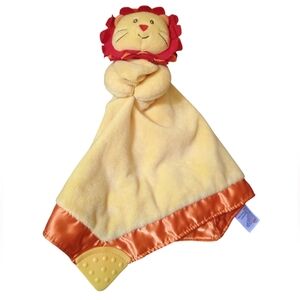 Gund Yellow and Red Lion Plush Blanket